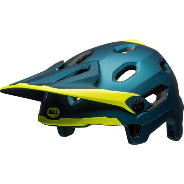 Casque Bell Super DH MIPS Bleu/Jaune Fluo – Image 2
