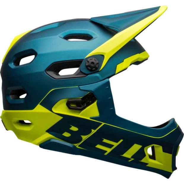 Casque Bell Super DH MIPS Bleu/Jaune Fluo – Image 3