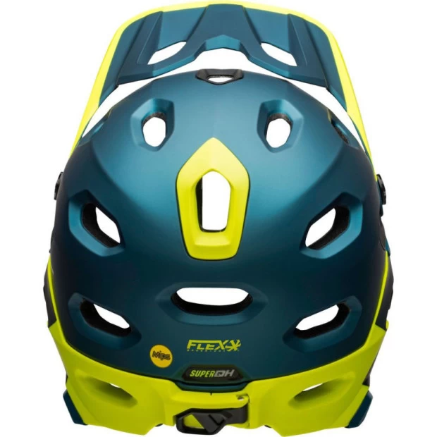 Casque Bell Super DH MIPS Bleu/Jaune Fluo – Image 4