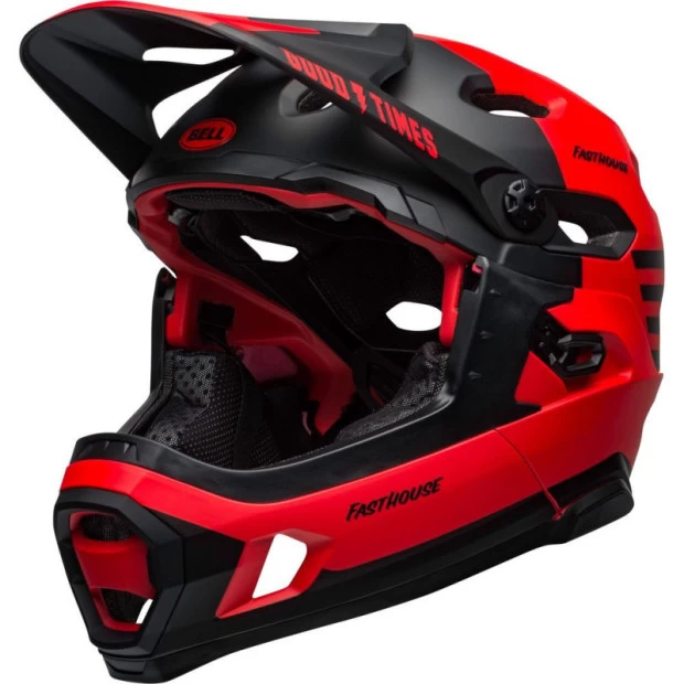 Casque Bell Super DH MIPS Rouge/Noir FastHouse