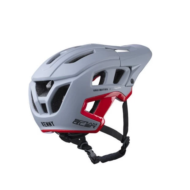 Casque Enduro/Cross-Country Kenny Scrambler Gris/Rouge – Image 3