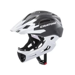 Casque Intégral Cratoni C-Maniac - Noir/Blanc Matt