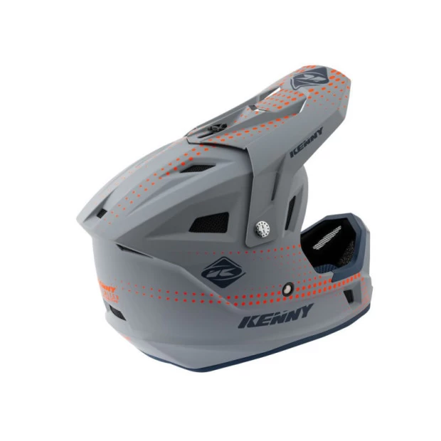 Casque Intégral Kenny Decade Graphic Lunis Gris – Image 2