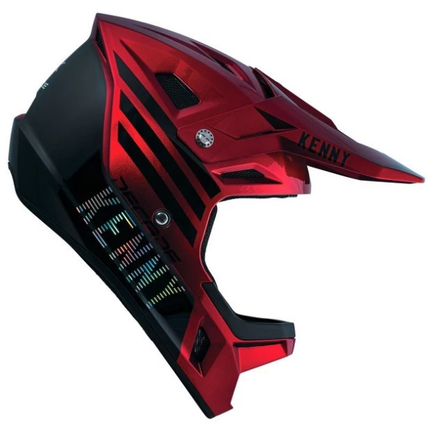 Casque Intégral Kenny Decade Graphic Smash Rouge – Image 2