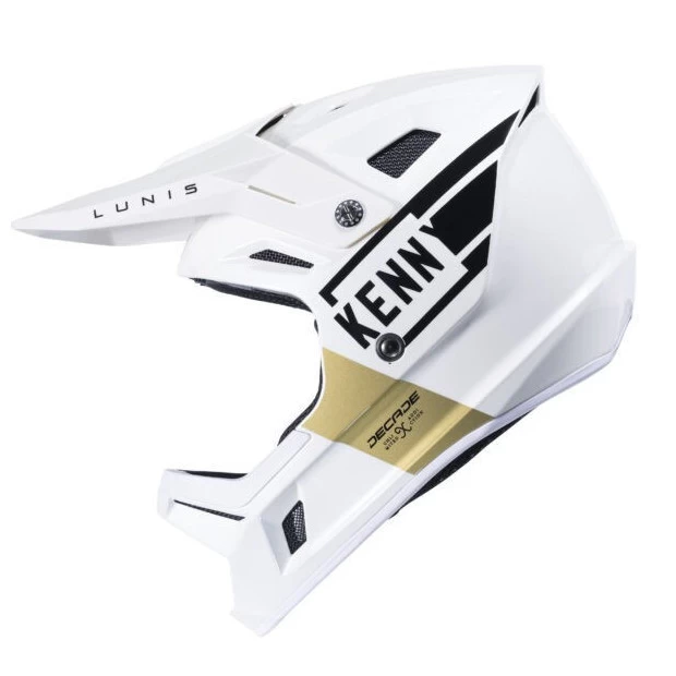 Casque Intégral Kenny Decade MIPS Lunis Blanc/Or – Image 2