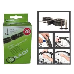 Chambre à Air Ouverte Gaadi 26' AV Schrader - [40/47 - 559]