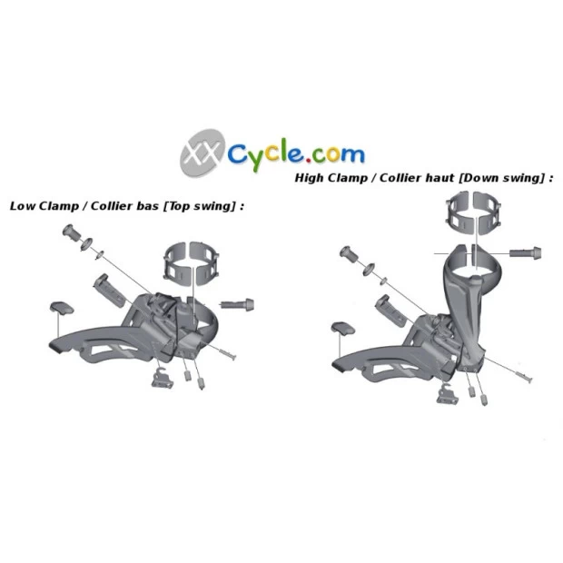 Dérailleur Avant Shimano Altus FD-M371 - Collier De Serrage Haut 34.9mm - 3x9 Vitesses – Image 2