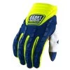 Gants VTT Kenny Tinanium Bleu Marine/Jaune Fluo