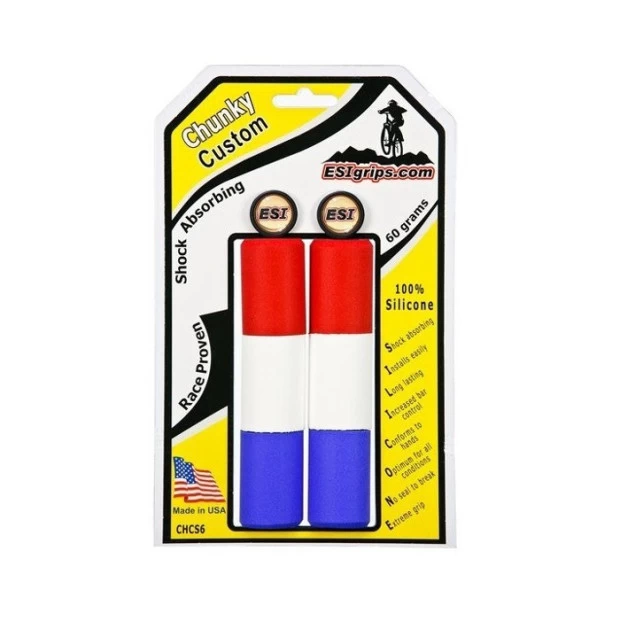 ESI Grips Grips ESI Chunky - Bleu/Blanc/Rouge