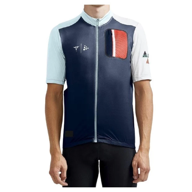 Maillot Homme VTT Craft Advanced HMC - Bleu / Blanc / Vert Menthe – Image 2