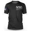 Maillot Manches Courtes Loose Riders Nasa Flight Crew Noir