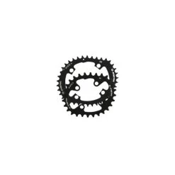 Plateaux VTT OSymetric Standard Double 104/64mm 38/28 Dents Noir