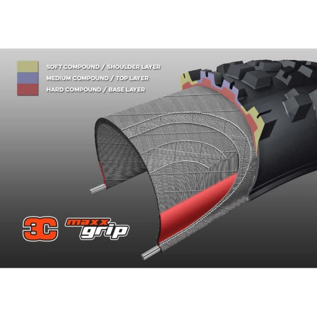 Pneu Maxxis Minion DHF - 24x2.40 - Tringle Rigide - 3C Grip – Image 3