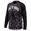 T-Shirt Manches Longues Loose Riders Thermique - Tie-dye Gris